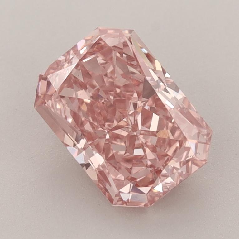 1.66 Ct. Fancy Vivid  Pink Radiant Lab Grown Diamond