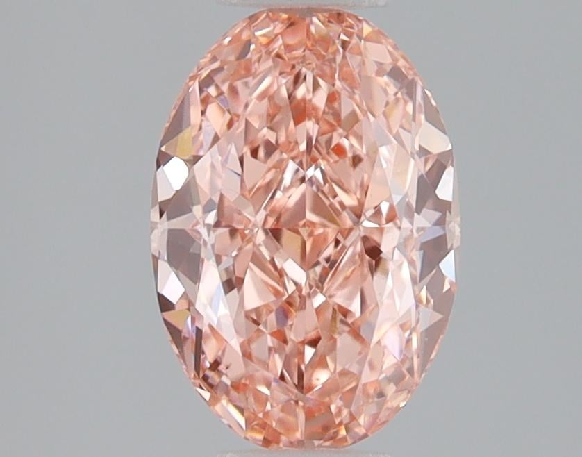 1.57 Ct. Fancy Vivid Pink Oval Lab Grown Diamond