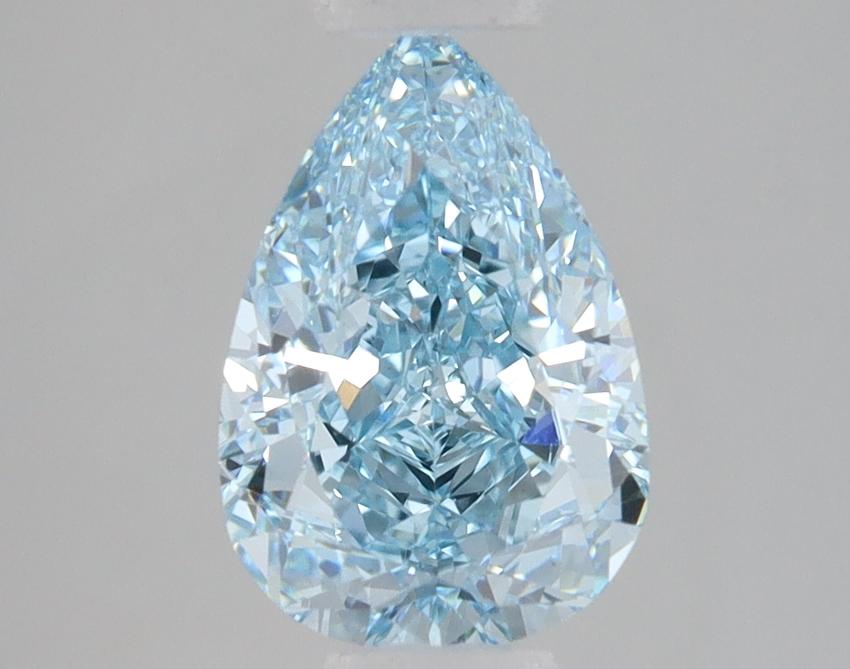 2.01 Ct. Fancy Vivid Blue Pear Lab Grown Diamond