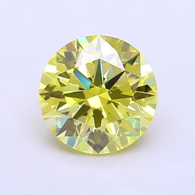 1.02 Ct. Fancy Intense  Yellow Round Lab Grown Diamond