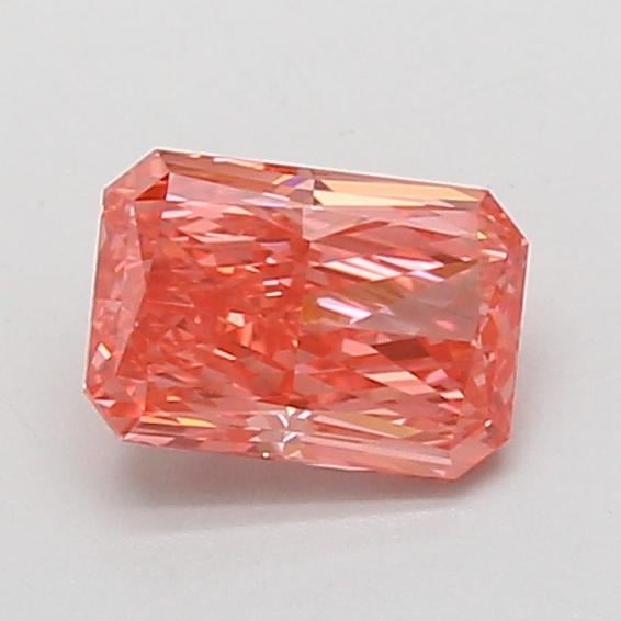 0.92 Ct. Fancy Vivid Pink Radiant Lab Grown Diamond