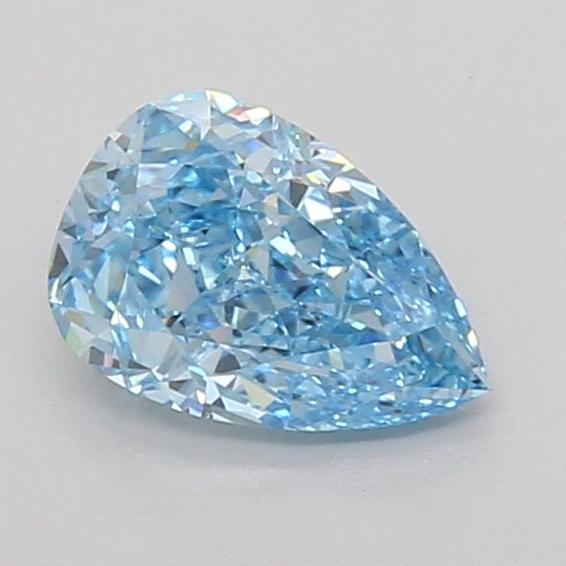 1.07 Ct. Fancy Vivid Blue Pear Lab Grown Diamond
