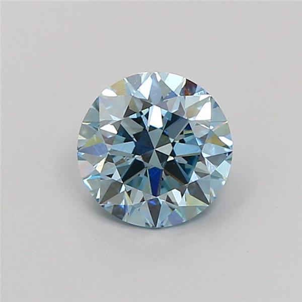 1.02 Ct. Fancy Vivid  Blue Round Lab Grown Diamond