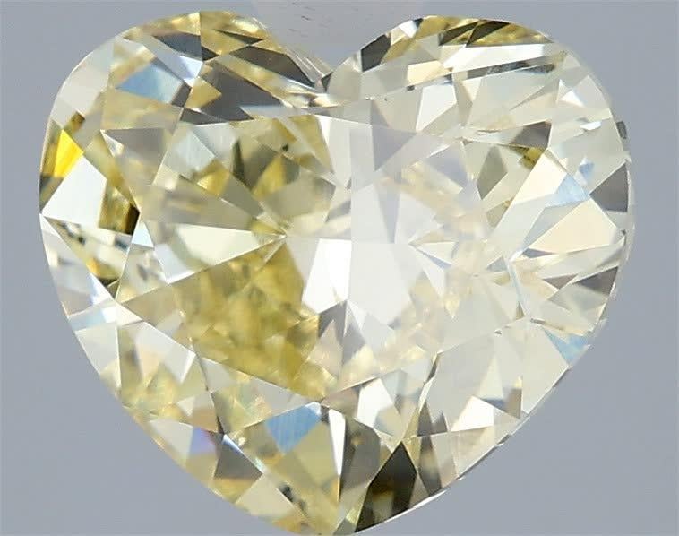 4.10 Ct. Fancy Yellow Heart Lab Grown Diamond