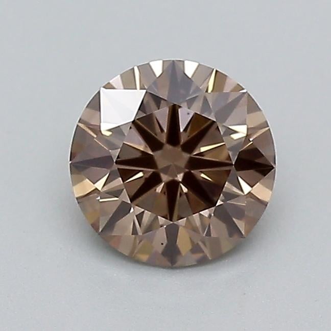 0.37 Ct. Fancy Light  Brown Round Lab Grown Diamond