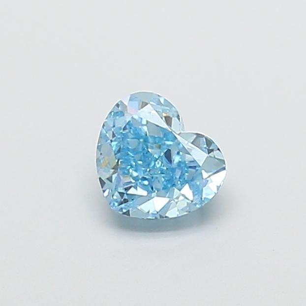 1.08 Ct. Fancy Vivid  Blue Heart Lab Grown Diamond