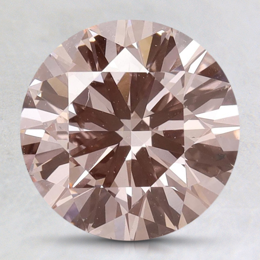 2.21 Ct. Fancy Intense Pink Round Lab Created Diamond