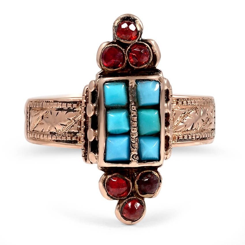 Victorian Turquoise Vintage Ring
