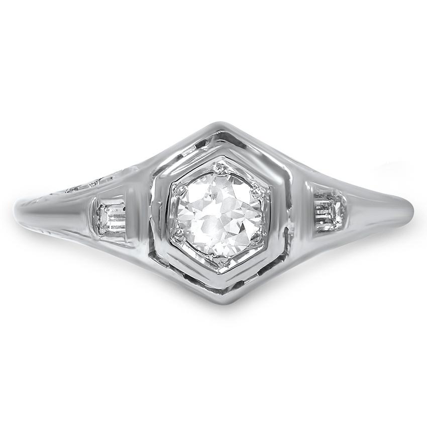 Art Deco Diamond Vintage Ring