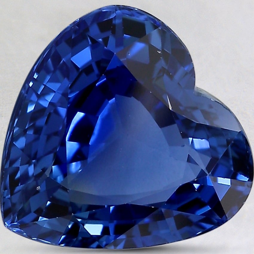 11.8x11.6mm Blue Heart Sapphire