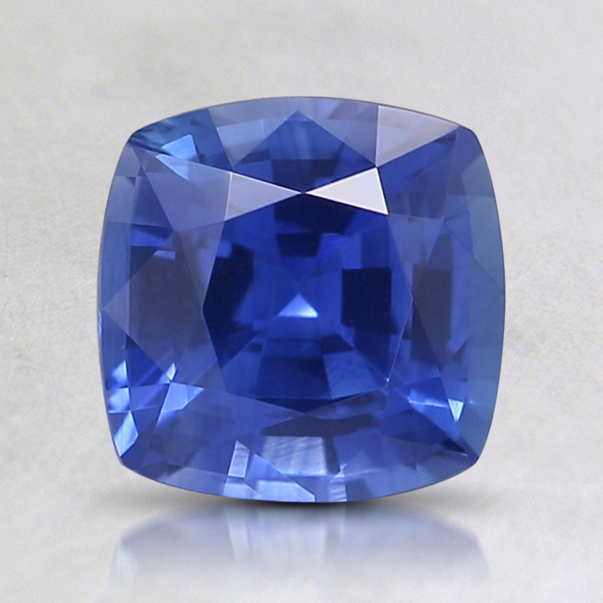 6.9mm Premium Blue Cushion Sapphire