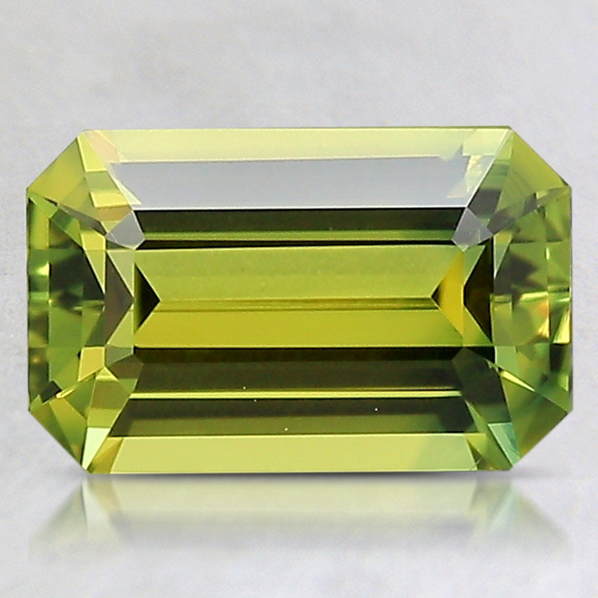 9.3x5.8mm Unheated Yellow Emerald Australian Sapphire