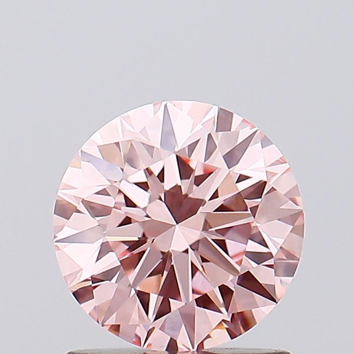 1.03 Ct. Fancy Intense Pink Round Lab Grown Diamond