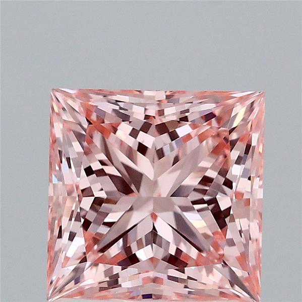 2.05 Ct. Fancy Intense Pink Princess Lab Grown Diamond