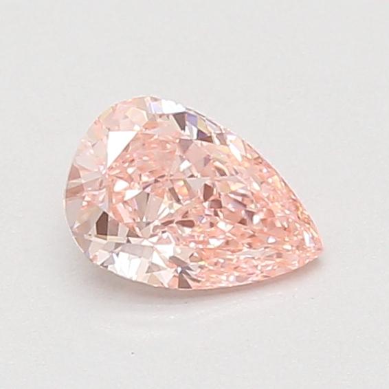 0.60 Ct. Fancy Vivid Pink Pear Lab Grown Diamond