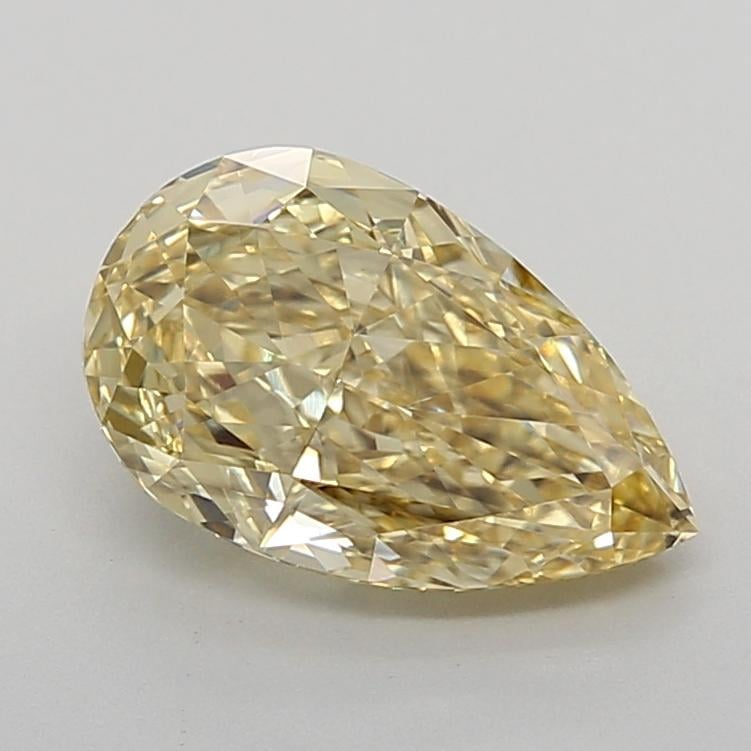 1.96 Ct. Fancy Intense  Yellow Pear Lab Grown Diamond
