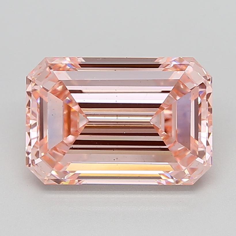 5.35 Ct. Fancy Vivid  Pink Emerald Lab Grown Diamond