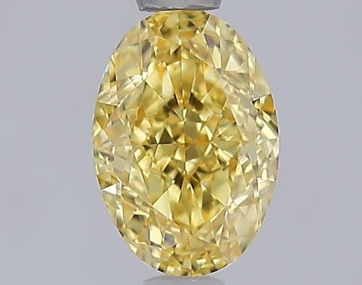 1.07 Ct. Fancy Vivid Yellow Yellow Oval Lab Grown Diamond
