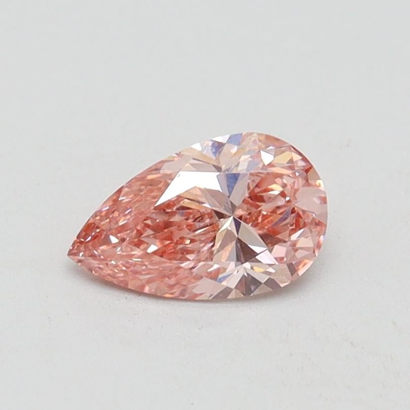 0.50 Ct. Fancy Intense Pink Pear Lab Grown Diamond
