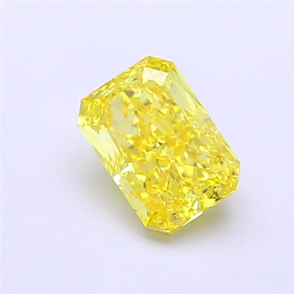 1.02 Ct. Fancy Vivid Yellow Radiant Lab Grown Diamond
