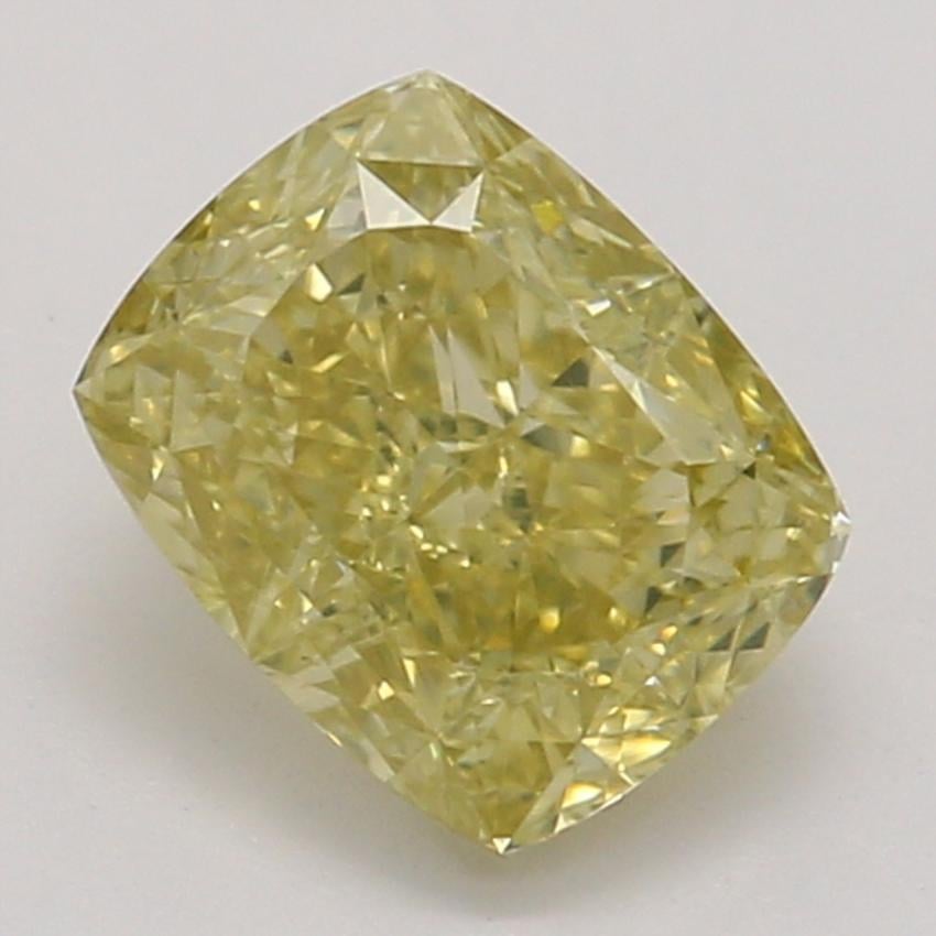 0.60 Ct. Fancy Brownish Yellow Cushion Diamond