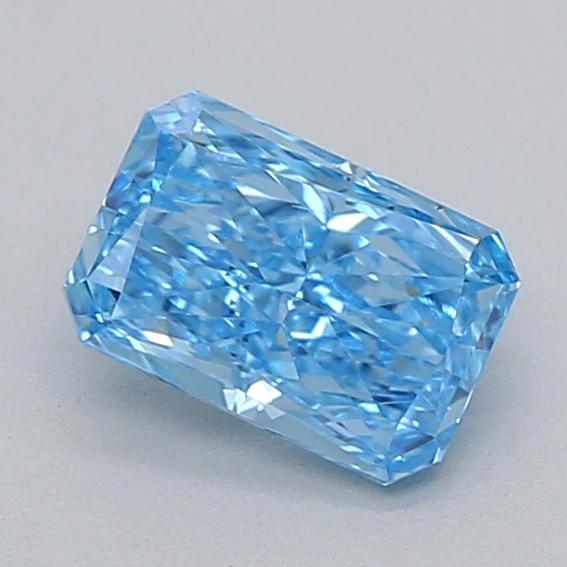 0.34 Ct. Fancy Vivid  Blue Radiant Lab Grown Diamond