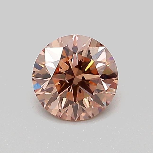 0.53 Ct. Fancy Light  Brown Round Lab Grown Diamond