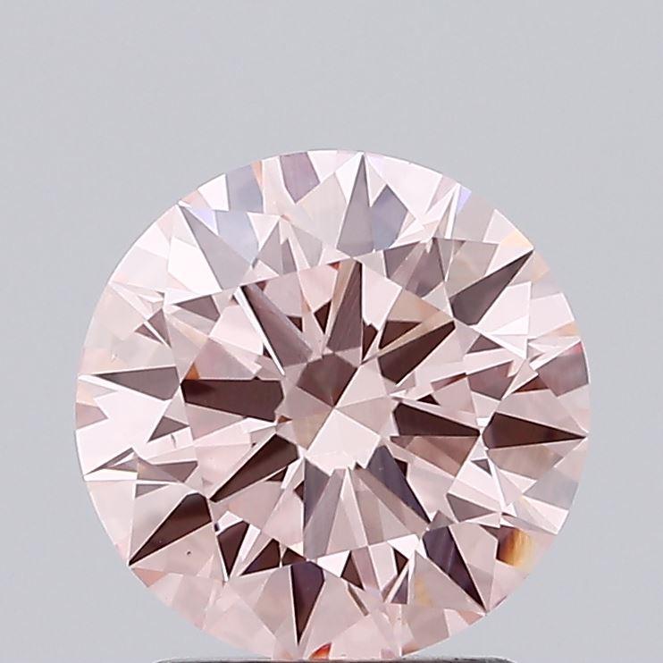 1.96 Ct. Fancy Intense Pink Round Lab Grown Diamond