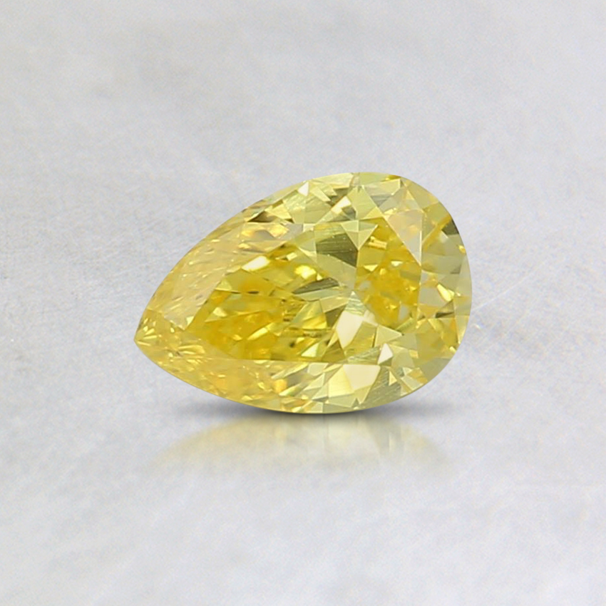 0.31 Ct. Fancy Intense Yellow Pear Lab Grown Diamond