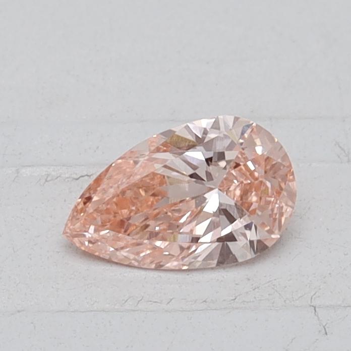 0.37 Ct. Fancy Intense Pink Pear Lab Grown Diamond