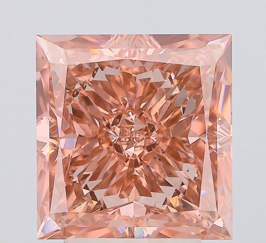 4.68 Ct. Fancy Vivid Pink Princess Lab Grown Diamond