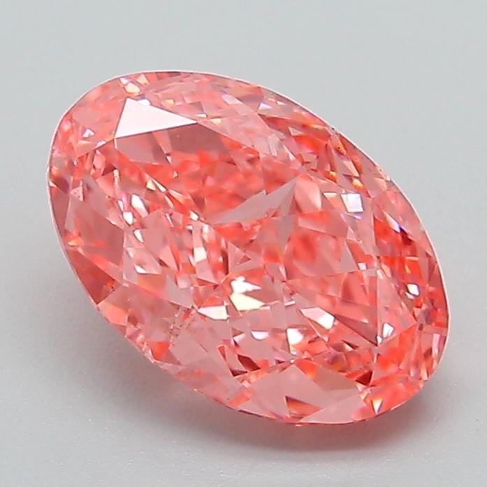 1.73 Ct. Fancy Vivid Pink Oval Lab Grown Diamond