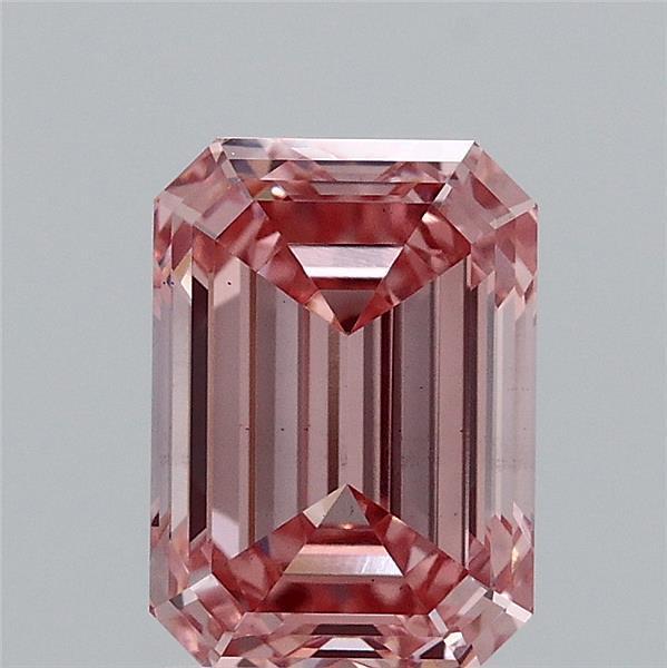2.01 Ct. Fancy Intense Pink Emerald Lab Grown Diamond