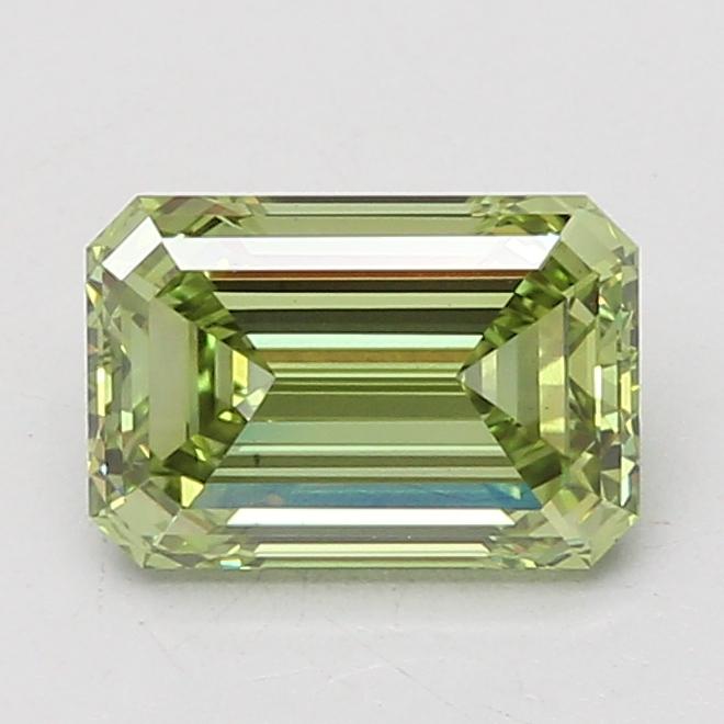 2.02 Ct. Fancy Vivid Green Emerald Lab Grown Diamond