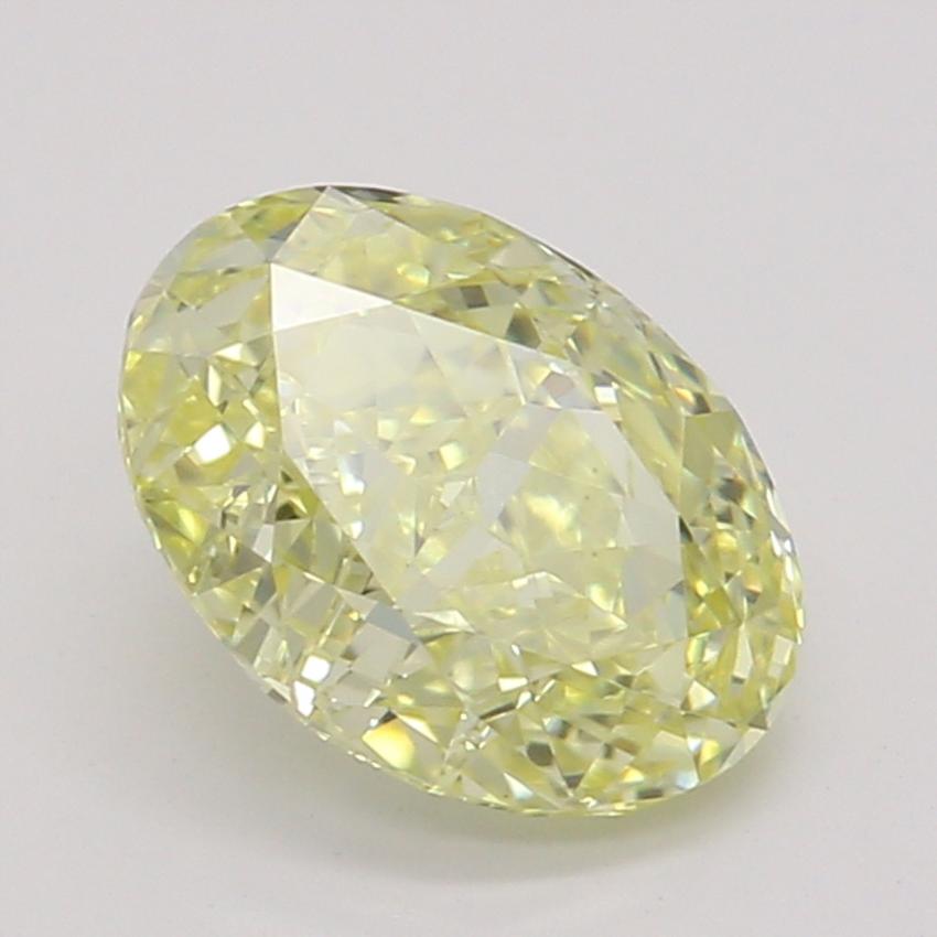 0.78 Ct. Fancy Yellow Oval Diamond