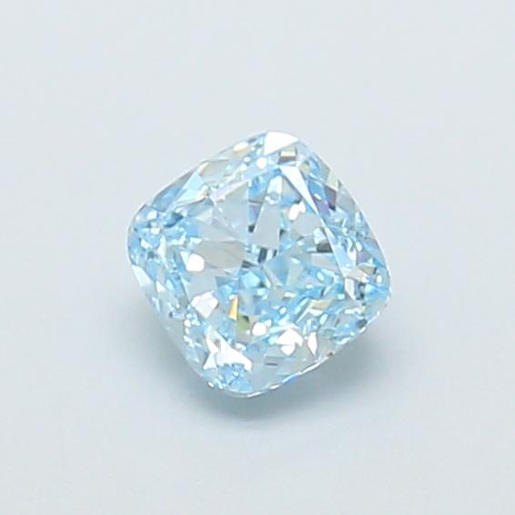 0.62 Ct. Fancy Intense Blue Cushion Lab Grown Diamond