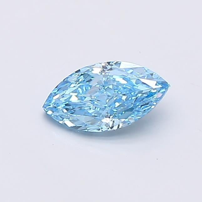 0.30 Ct. Fancy Vivid  Blue Marquise Lab Grown Diamond