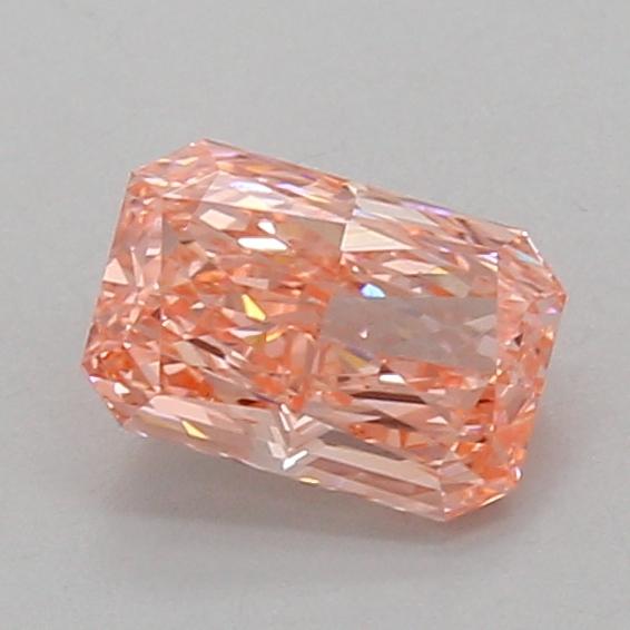 1.00 Ct. Fancy Vivid Pink Radiant Lab Grown Diamond