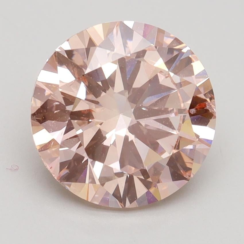 3.00 Ct. Fancy Intense Pink Round Lab Grown Diamond