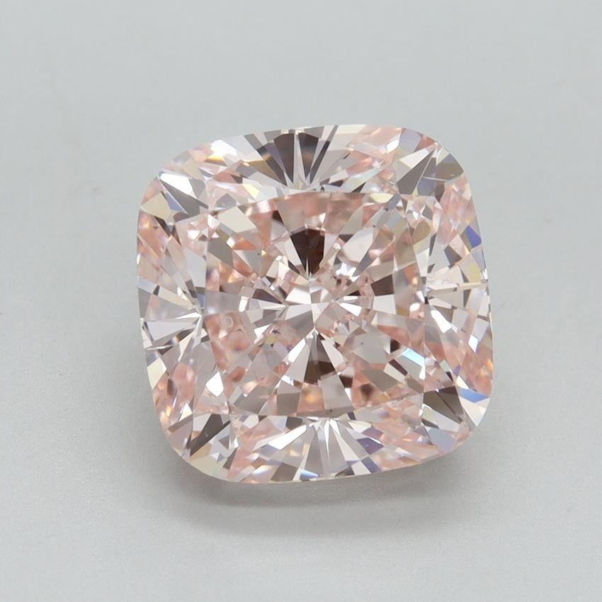 5.01 Ct. Fancy Pink Cushion Lab Grown Diamond