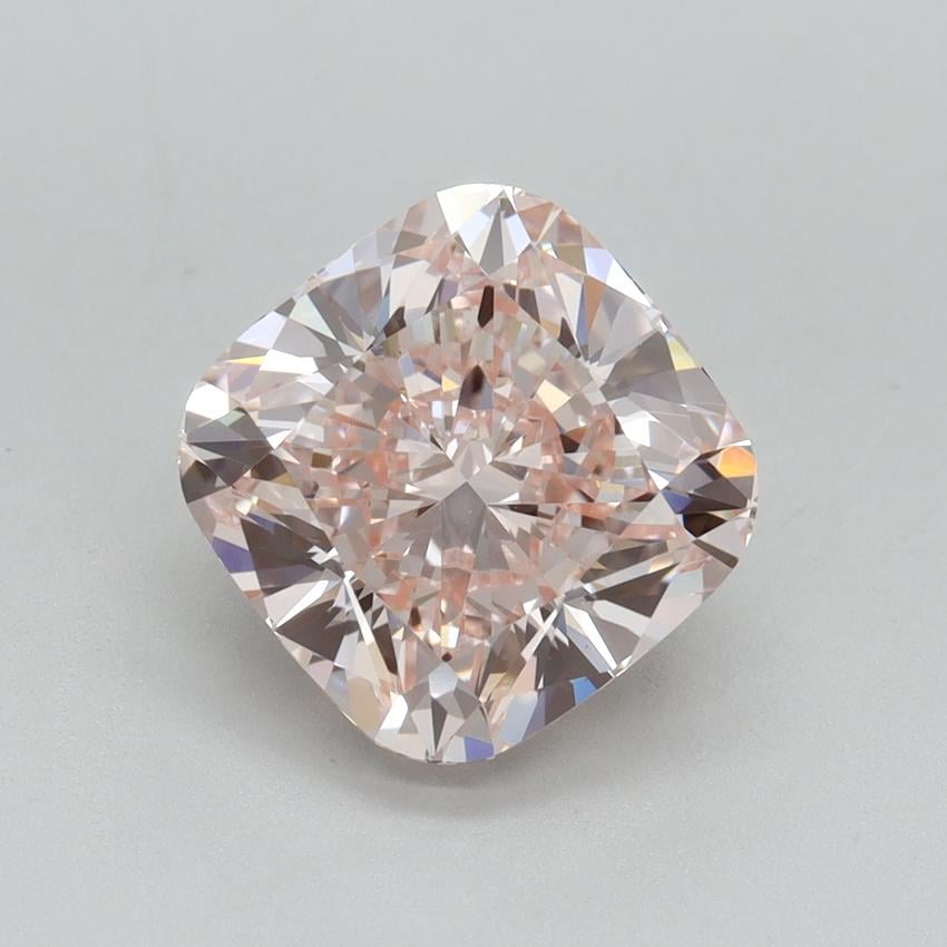 3.60 Ct. Fancy Pink Cushion Lab Grown Diamond