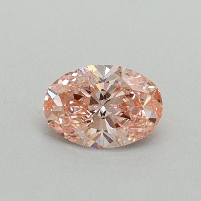 0.32 Ct. Fancy Vivid Pink Oval Lab Grown Diamond