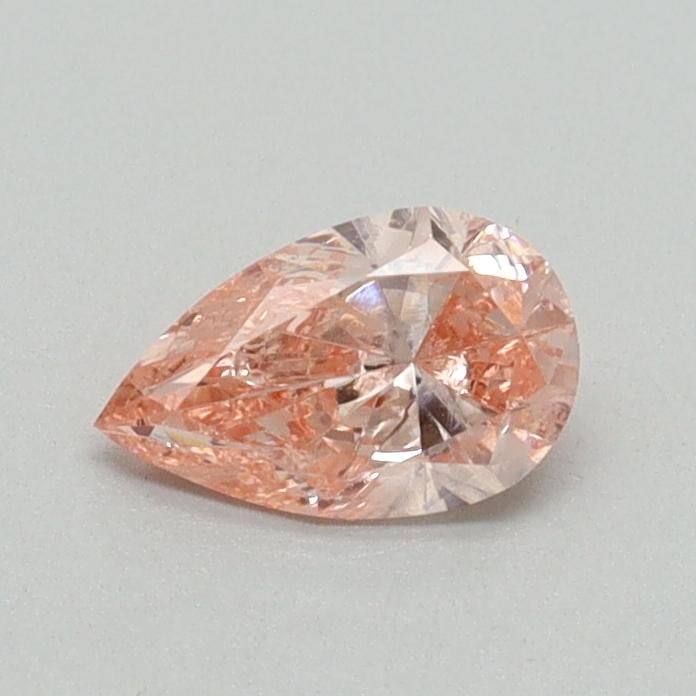 0.40 Ct. Fancy Vivid Pink Pear Lab Grown Diamond