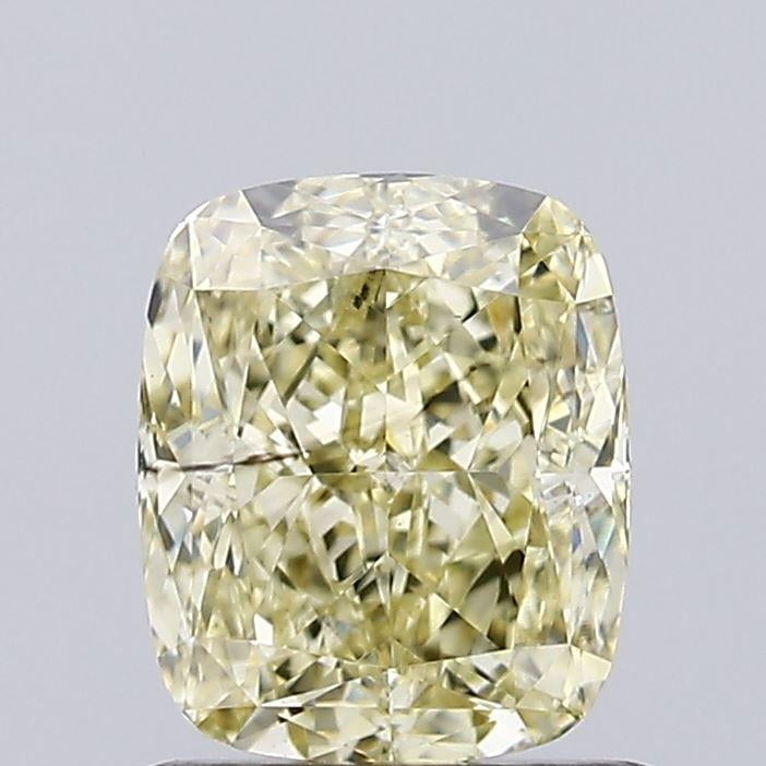 1.02 Ct. Fancy  Yellow Cushion Lab Grown Diamond