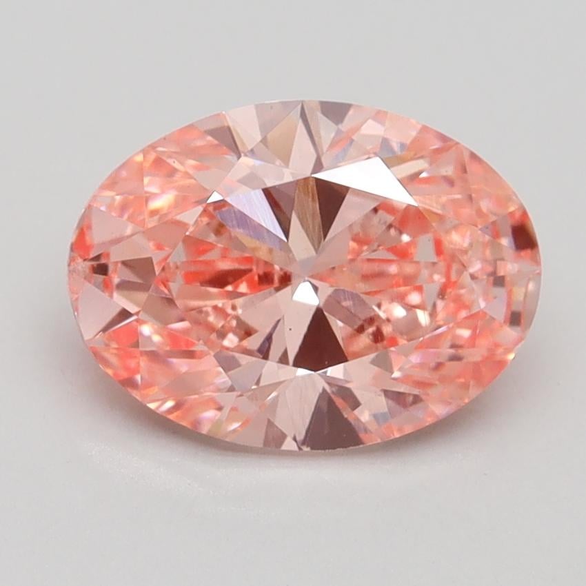 1.90 Ct. Fancy Vivid Pink Oval Lab Grown Diamond