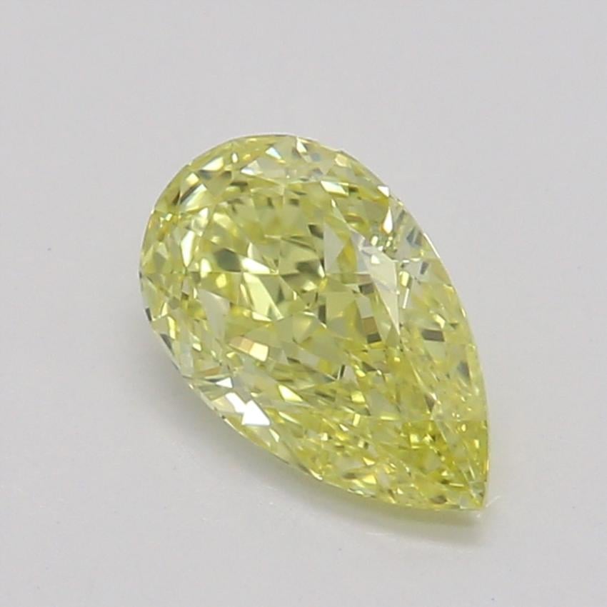 0.36 Ct. Fancy Intense Yellow Pear Diamond