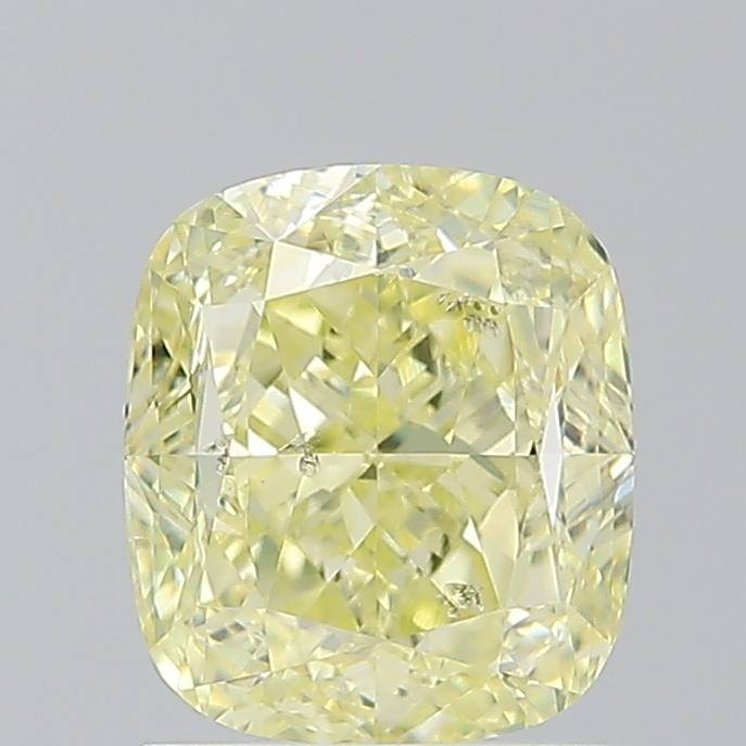 2.01 Ct. Fancy  Yellow Cushion Diamond