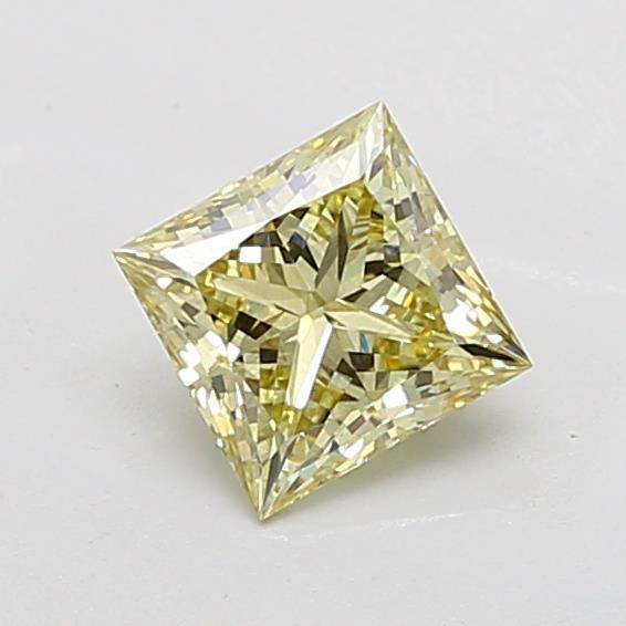 1.51 Ct. Fancy Yellow Princess Lab Grown Diamond