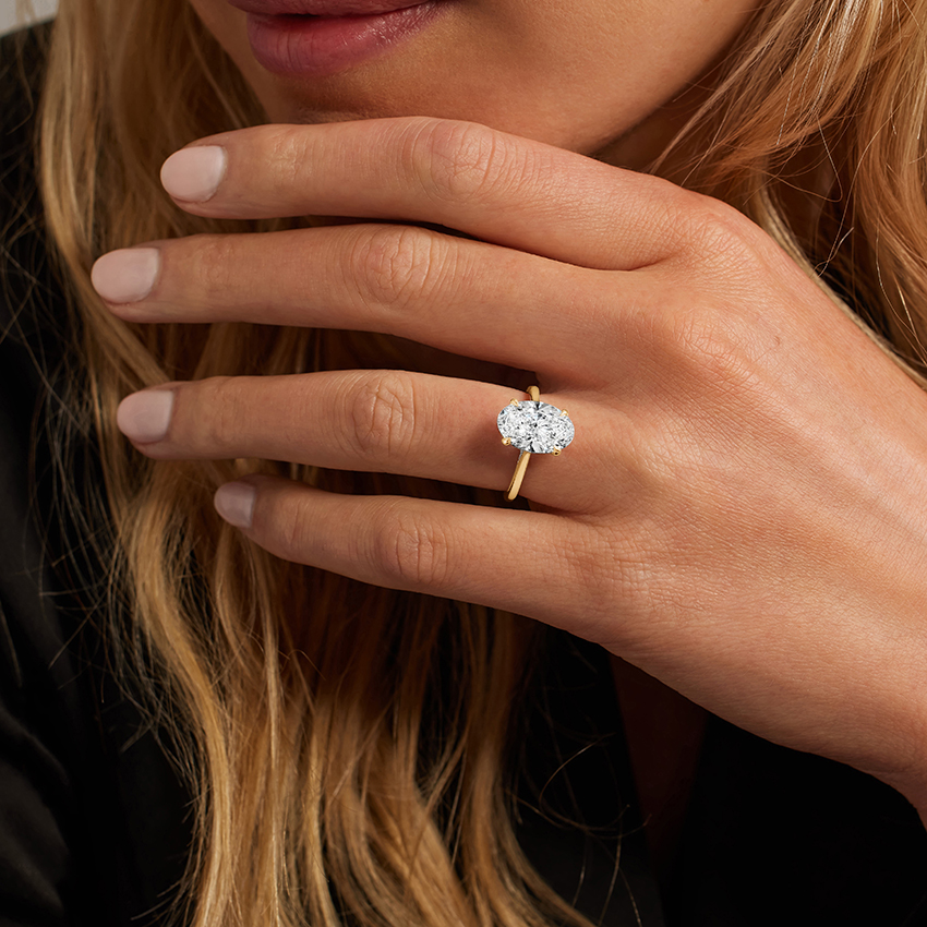 18K Yellow Gold Dawn Diamond Ring