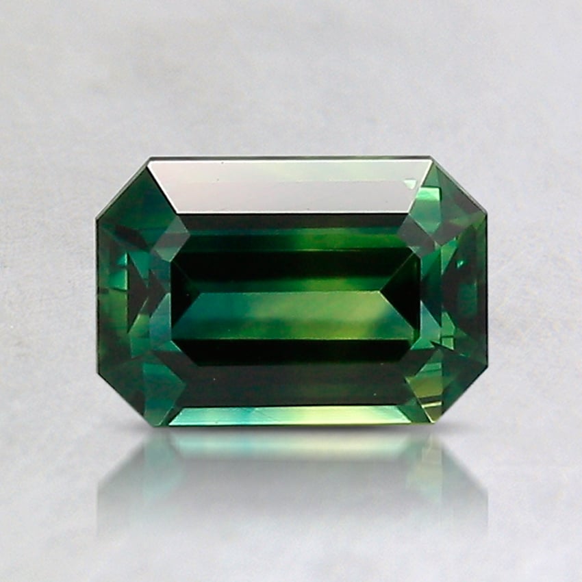 6.9x4.7mm Unheated Bi-Color Emerald Australian Sapphire